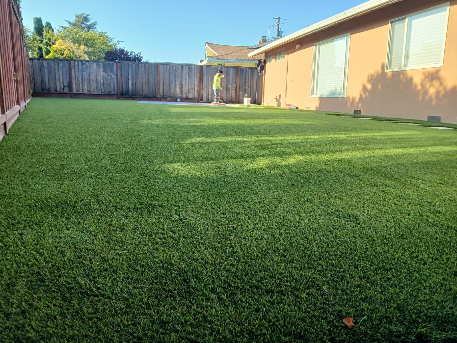 Artificial turf installation Marin County